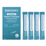 Euhomy Ice Maker Cleaner - Organic Citric Acid, Safe and Odor Free, 4 Individual Packs, Powerful Cleansing